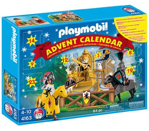 Playmobil 4163 - Trône Du Roi Et Joute Médiévale - Calendrier De L'avent - Occasion Très Bon état