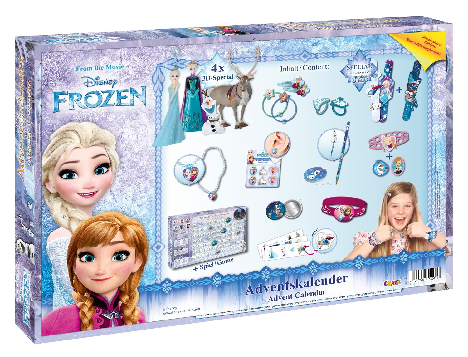 Calendrier Avent Reine Des Neiges