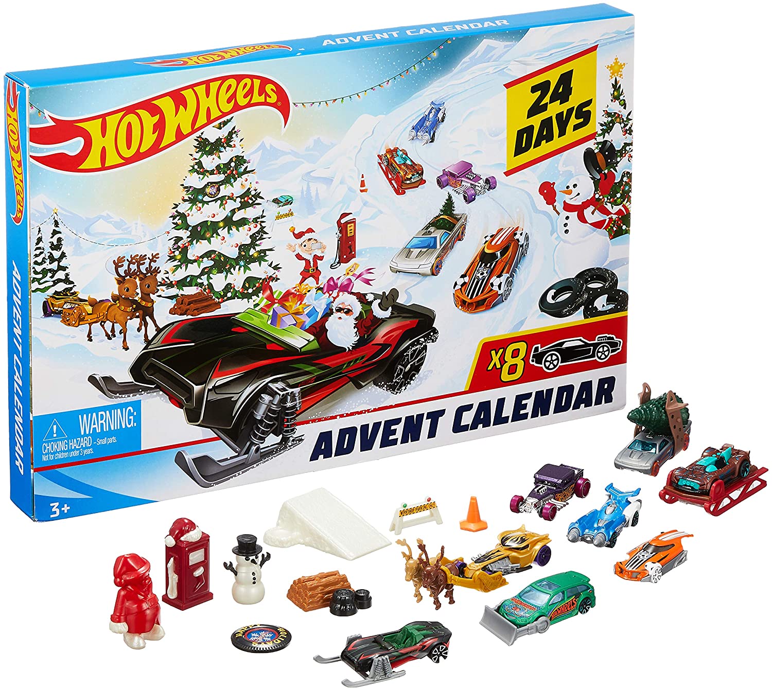 Calendrier De L'Avent Dinosaure CRAZE DINOREX - 24 Surprises Dont 5 Figurines, Puzzles, Jeux, Pour Enfants 3+